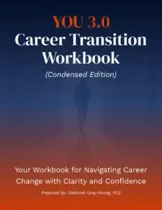 YOU 3.0 Career Transition Workbook by Deborah Gray-Young helping experienced professionals navigate career change